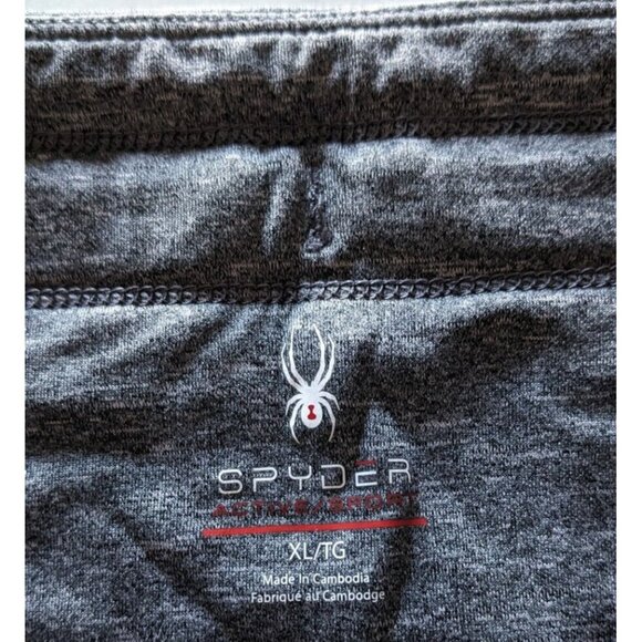 Spyder Active Women's Training Pants Jogger Gray High Rise Crop Fleece Size XL - Picture 8 of 10
